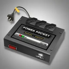 Condicionador de Energia ACF Power Pocket 127V Microprocessado 1100VA USB 3 Tomadas