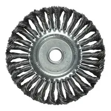 Escova Aço Carbono Circular Fio Torcido 4 100 Mm Furo 22,2Mm