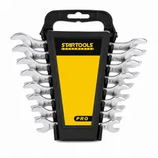 Jogo De Chaves Fixas Boca Dupla 6 A 22Mm 8 Peças Aço Carbono