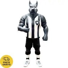 Mascote Botafogo – Bira – Estátua Resina 16cm – Decoração Colecionável – Presente Torcedor Alvinegro