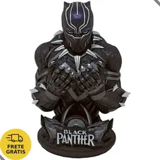 Busto Pantera Negra Decorativo Realista | Estátua Black Panther Marvel Colecionável