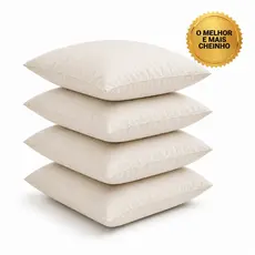 Refil Enchimento  para almofadas kit com 2 e 4 50x50. Entrega muito rápida