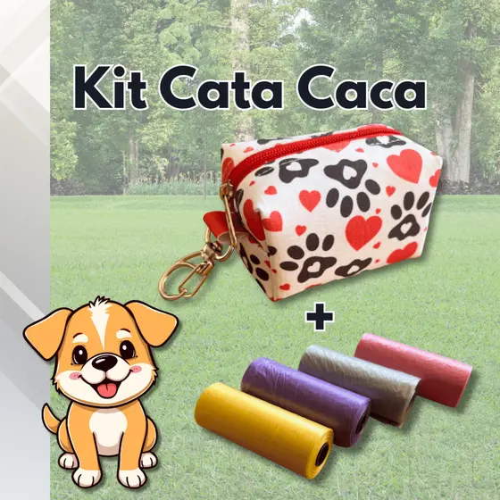 Cata Caca Pet com 60 saquinhos. O melhor preço. Entrega Super Rápida.