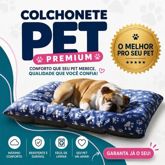Cama Pet Premium para cães e gatos. Super confortável. Entrega Imediata.