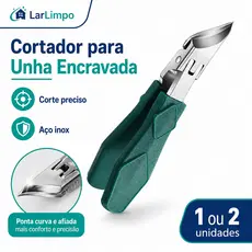 Cortador de Unhas para Unha Encravada e Grossa em Aço Inox 1 ou 2 Unidades