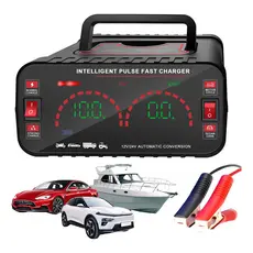 Carregador de Bateria Automotiva, Power Bank Carregador Portátil Start Motor 12V para Carros Motos Caminhões