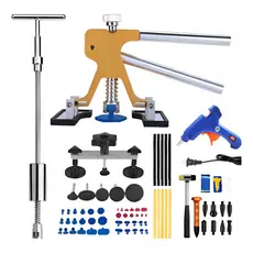Kit Profissional Martelo De Tubarão + Ventosa e Extrator T para Reparo de Amassados na Lataria - Universal