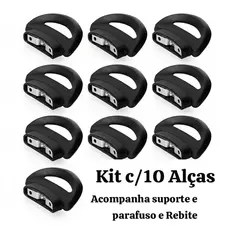 Kit c/10 Alças concerto de panelas Acf completo com parafusos+rebite+suporte