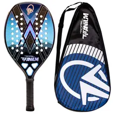 Raquete Beach Tennis Total Titanium Carbono 3k 2025 + Capa Brinde
