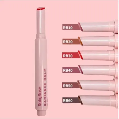 LIP BALM RADIANCE BATOM CANETA LABIAL STICK CLICK - RUBY ROSE