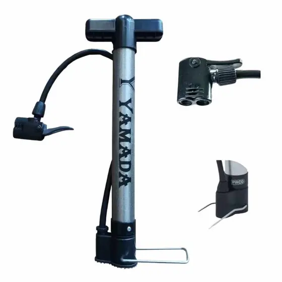 Bomba De Encher Pneu De Bike 30cm Bico Fino e Bico Grosso Urbano MTB e speed