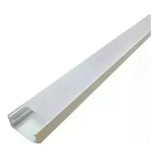 Perfil de Alumínio Sobrepor 3010 Branco 1 Metro para Fita LED – Iluminação Moderna