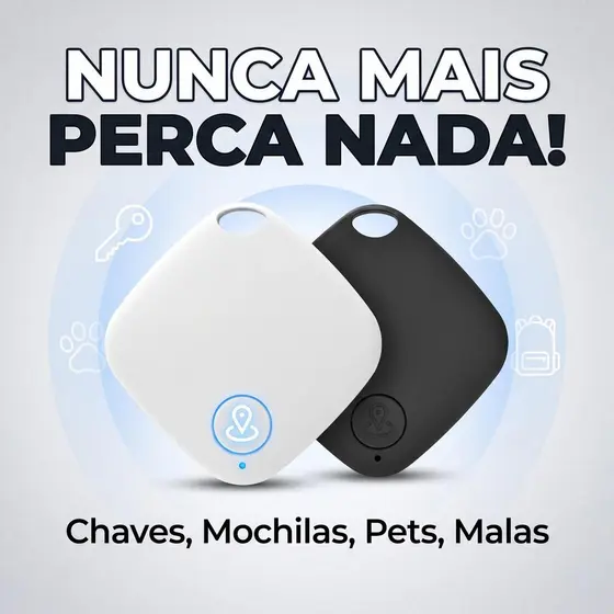 Mini Rastreador Bluetooth Localizador GPS Tag Anti-Perda Para Chaves Mochilas Pets Malas Carro Moto Celular iOS Android