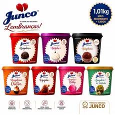 Doce Junco 1,01Kg 8 Sabores Brigadeiro Gourmet I Beijinho I Churros I Morango I Cajuzinho I Pistache