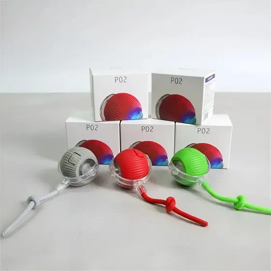 Brinquedo Inteligente para Gatos e Cachorro | Bola Automática com Cauda Falsa | Recarregável Elétrico