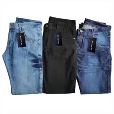 Calça Jeans Masculina Slim Elastano C/ Lycra