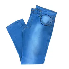 Calça Jeans Masculinas Slim com Pequenos Defeitos para Trabalhar