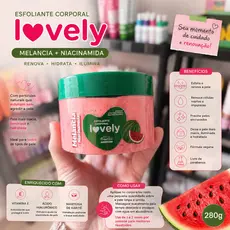 Esfoliante Corporal Lovely 280g Melancia  Face Beautiful