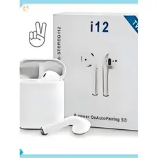 Fone de Ouvido Sem Fio i12 Tws Bluetooth 5.3 Com Touch leve leve Android E Ios