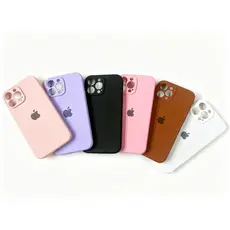 Capa capinha cilicone aveludado alto qualidade com proteção de câmera para iPhone 16 15 14pro promax