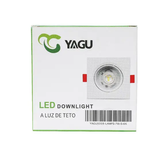 10pcs Conjunto De Luzes De Teto Led 7w Branco Embutir Direcionável Teto 6500K 3000K