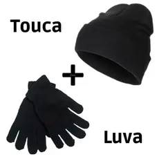 Kit de Inverno Luva mais touca-Unissex