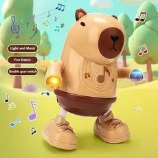 Capivara Musical com Luzes LED: Brinquedo Infantil Divertido e Interativo