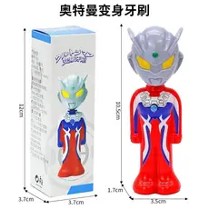 Dia das crianças livre Superman Ultraman brinquedo escova de dentes Super macio 3-6 anos de idade crianças Serodiga esco