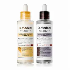 Ampola Esfoliante Facial Serum Facial Água de Arroz AHA BHA Niacinamida Ácido Hialurônico Iluminador K‑Beauty Coreano