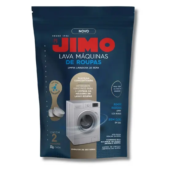 Jimo Pastilhas 20g Para Maquinas De Lavar Roupa