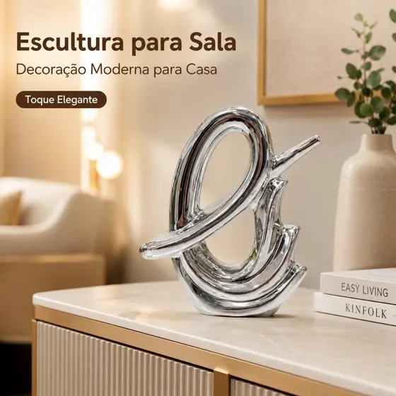 Escultura Decorativa Enfeite Decorativo Escultura Abstrata Decorativa Enfeite de Mesa Decorativo Para Sala