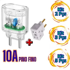 Kit 2, 3 e 5 Protetor Elétrico DPS 10A Contra Raios Surtos Quedas Picos de Energia Bivolt 110v 220v