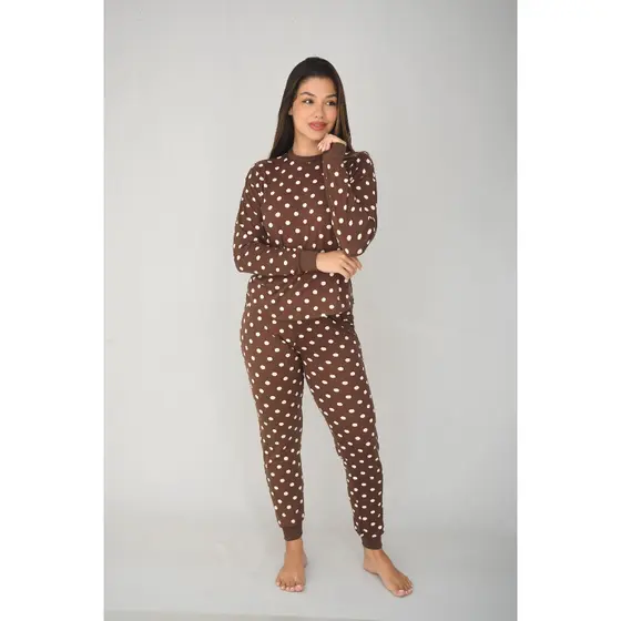 Pijama Feminino Conforto Estampas Exclusivas Inverno Luxo