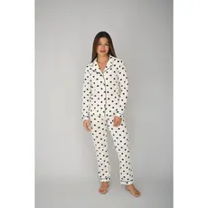 Pijama Americano Longo Feminino 100% algodão amamentação pós cirurgico