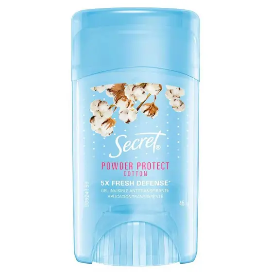 Desodorante Gel Stick Powder Protect Cotton 48h Secret 45g