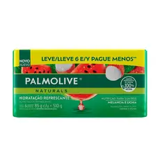 Sabonete Barra Naturals Hidratante Unissex Palmolive 6x85g