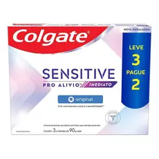 Creme Dental Sensitive Pro Alívio Colgate 3 x 90g