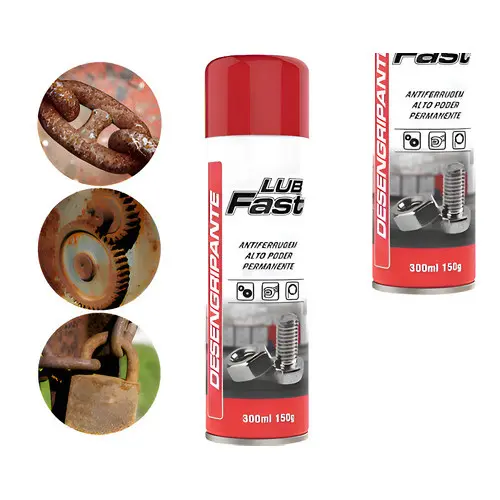 Desengripante Antiferrugem Óleo Lub Fast 300ml 150g Spray