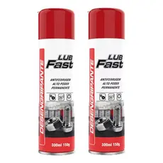 Kit 2 Óleo Spray Desengripante Antigerrugem Lubfast 300ml Incolor