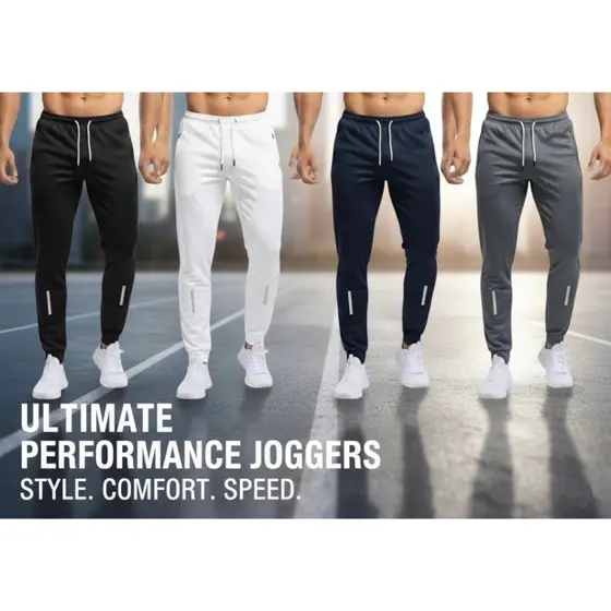 Kit 04 Calças Jogger Masculinas Básicas - Pronta Entrega + Envio Imediato - Diversos Kits