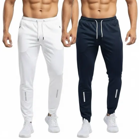 Kit 02 Calças Jogger Masculinas - Calça Térmica - Forrada - Leve e Confortável - Não Precisa Passar!