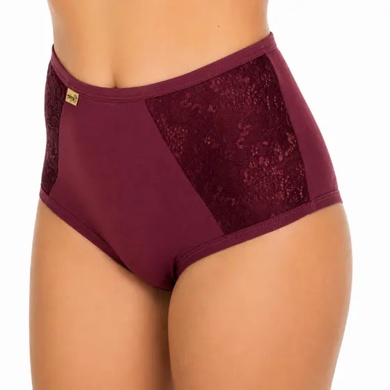 Kit Calçola de Algodão Cotton Plus Size Senhora Cintura Alta Calcinha Feminina Conforto