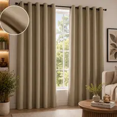 Cortina Oxford Lisa 3,00x2,80m | Sala e Quarto | Corta Luz Parcial | Varão | Tecido Grosso | Diversas Cores