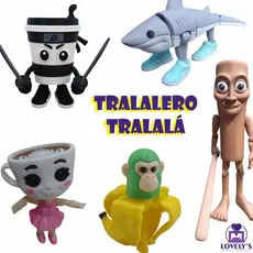 Bonecos Articulados Colecionáveis Tralalero Tralalá - Brainrot italiano