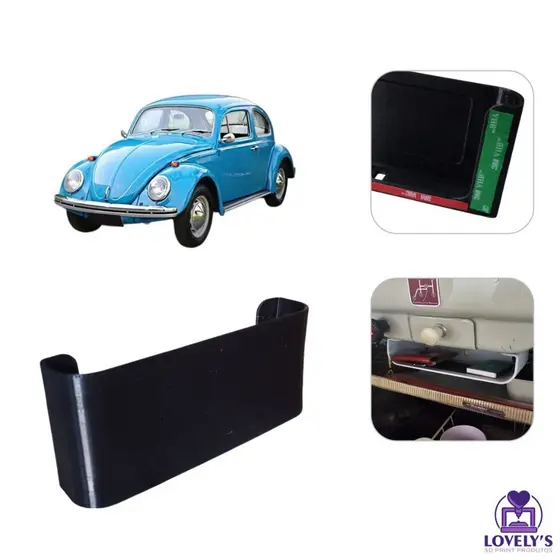 Porta Treco e Objetos Console De Plástico Autocolante Para Fusca