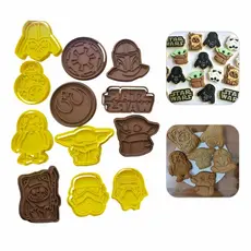 Kit de Cortadores e Carimbos de Biscoito Star Wars