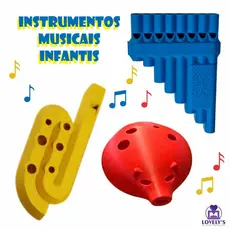 Instrumentos Musicais Infantis de Sopro Flauta Ocarina Octo Tune