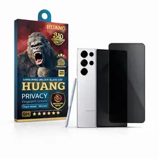 Película Privacidade 3D Sem Furo Suporta Biometria Samsung S26 S25 S25 Plus Ultra S24 S23 S22
