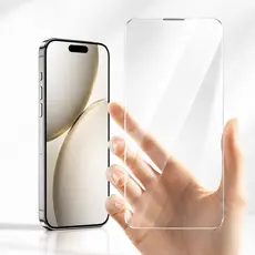 X-MART Película Vidro 3D Curva HD Antiestática Sem Borda Preta iPhone XR 11 13 14 15 16 17 Pro Max Plus Cobertura Total