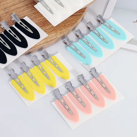 10 Grampos de Jacaré Sem Costura - Acessórios Essenciais para Franjas das Meninas